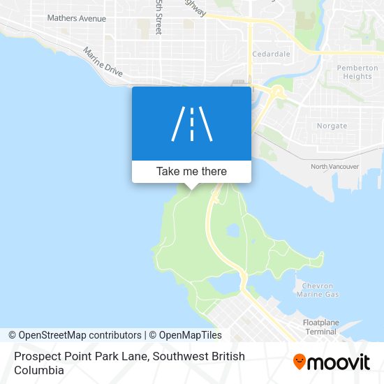Prospect Point Park Lane plan