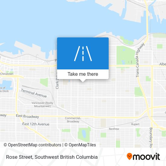 Rose Street map