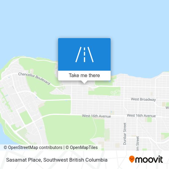 Sasamat Place map