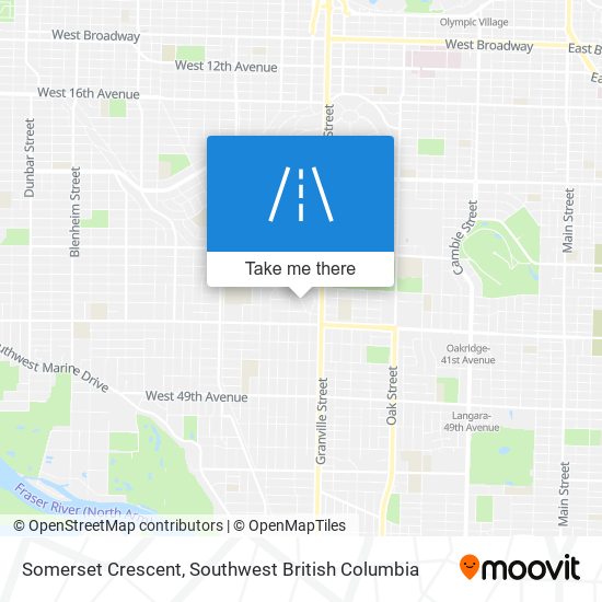 Somerset Crescent map