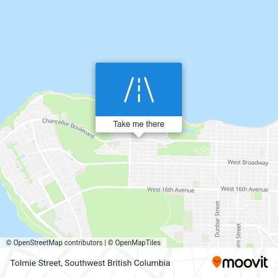 Tolmie Street map
