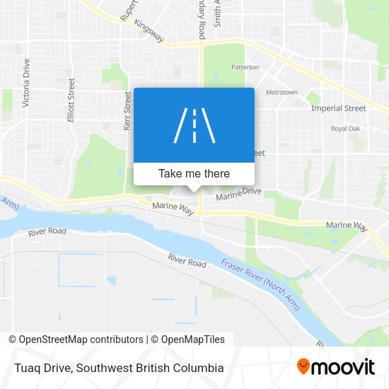 Tuaq Drive map
