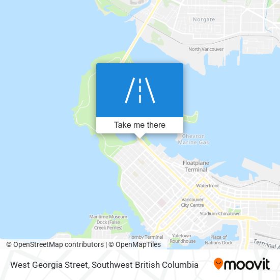 How to get to West Georgia Street in Vancouver by Bus or SkyTrain