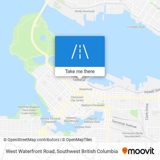 West Waterfront Road plan