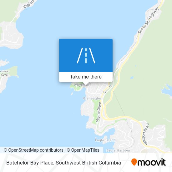 Batchelor Bay Place map