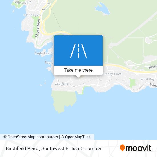 Birchfeild Place map