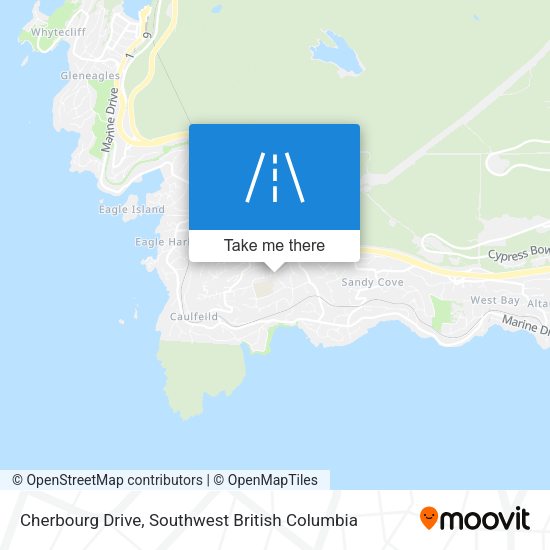 Cherbourg Drive map