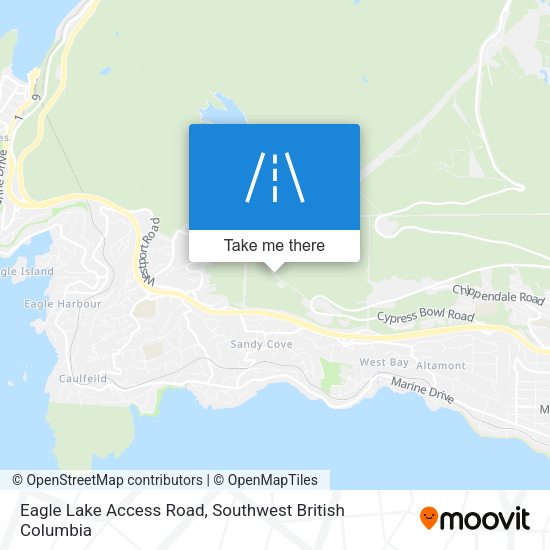 Eagle Lake Access Road plan