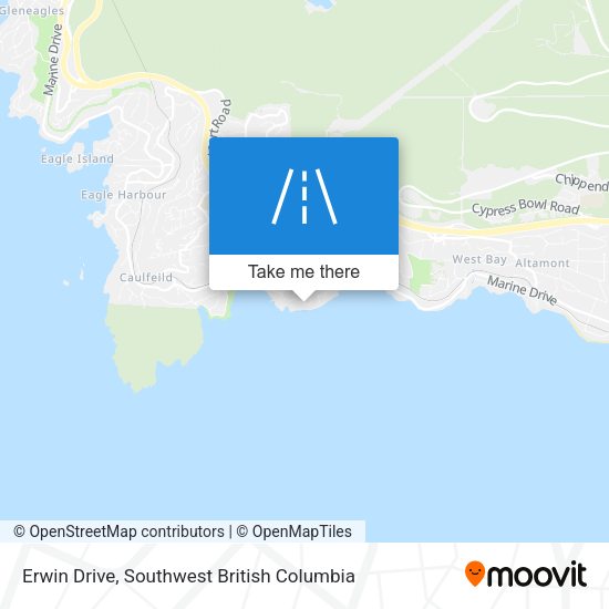 Erwin Drive map