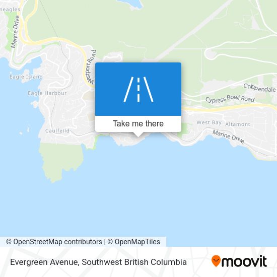 Evergreen Avenue map