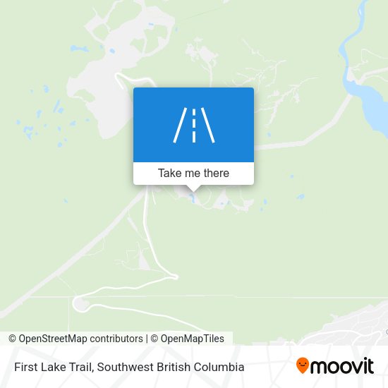 First Lake Trail map