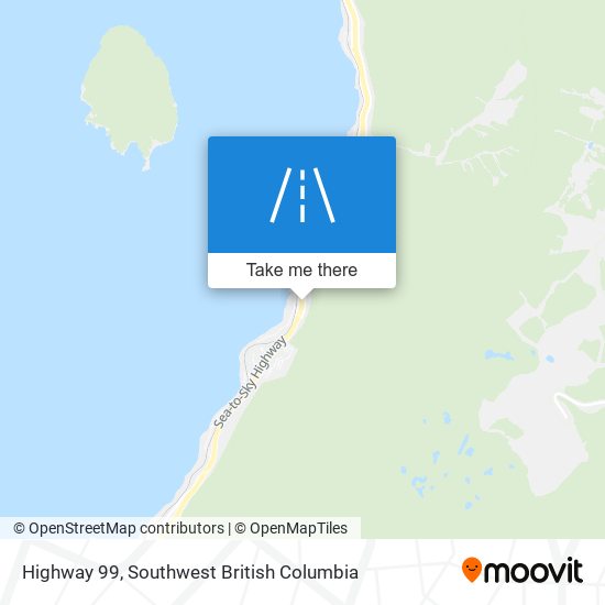 Highway  99 map