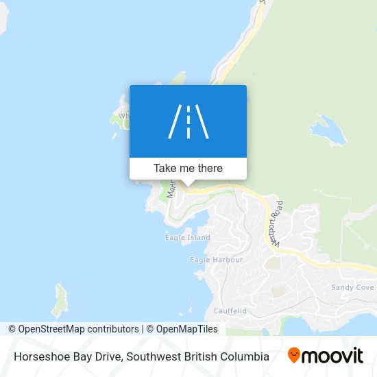 Horseshoe Bay Drive map