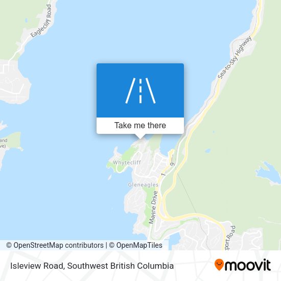 Isleview Road map