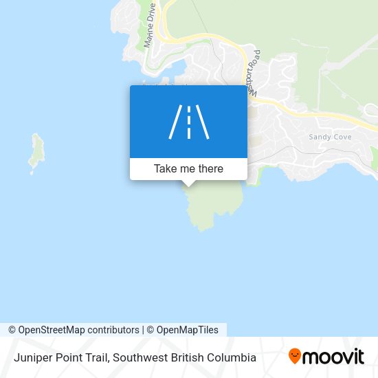 Juniper Point Trail map