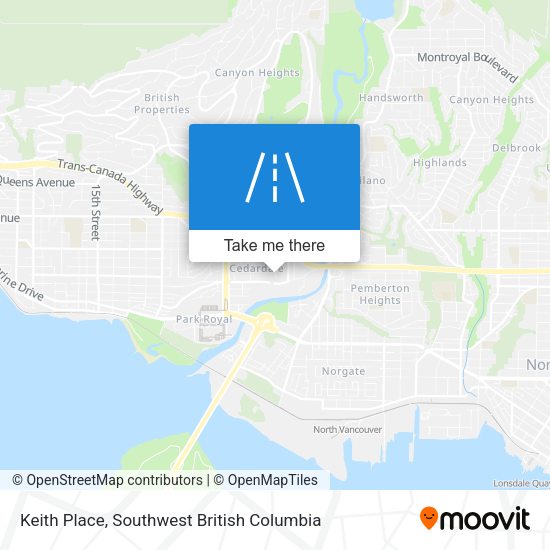 Keith Place map