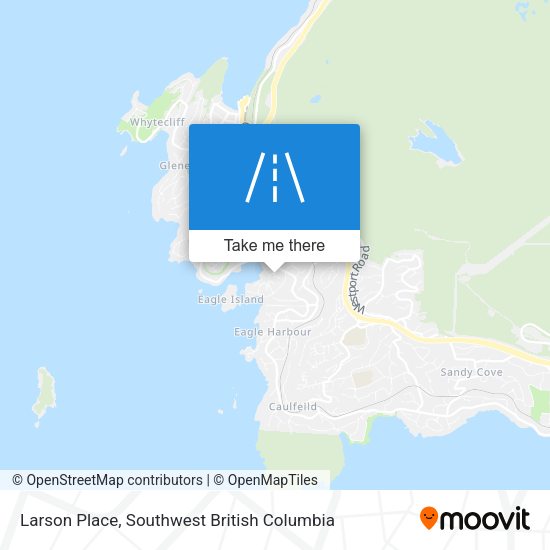 Larson Place map