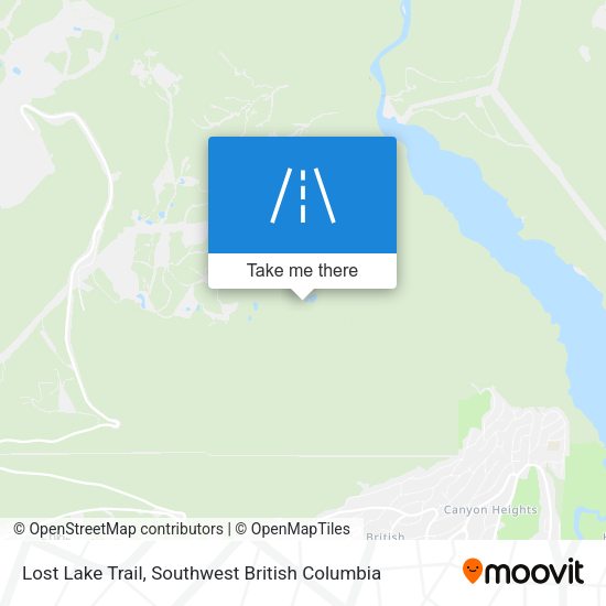 Lost Lake Trail map