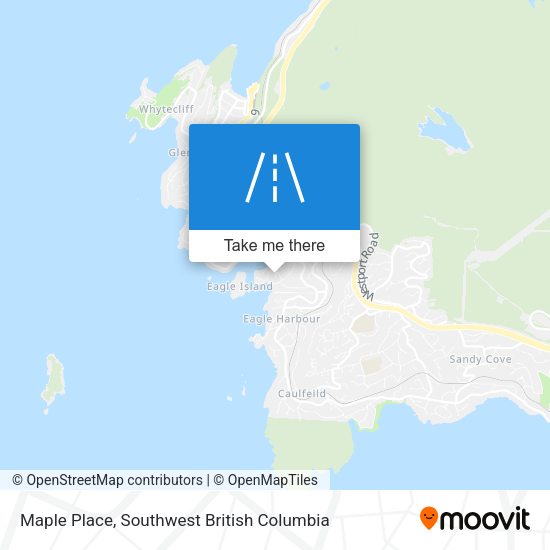 Maple Place map