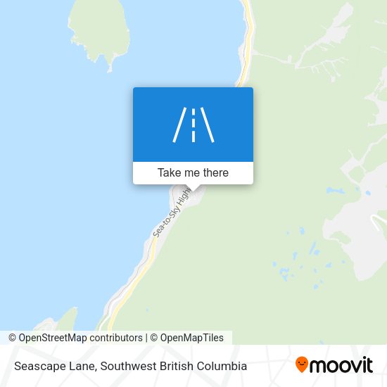 Seascape Lane map