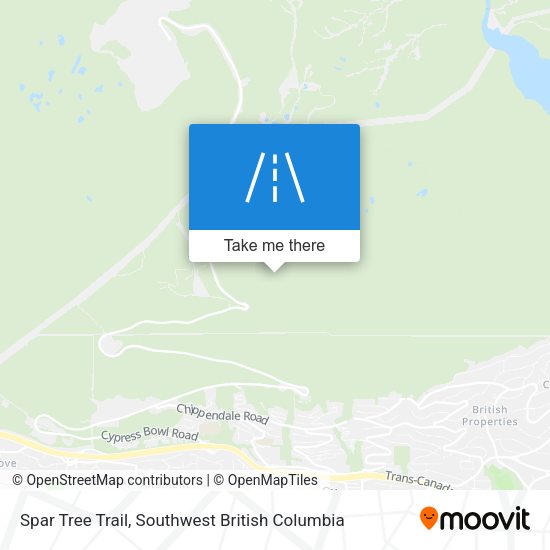 Spar Tree Trail map
