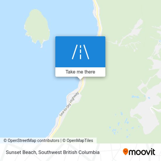Sunset Beach map