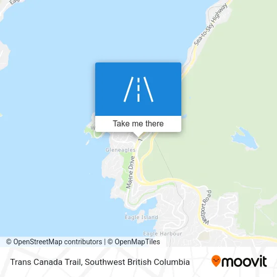 Trans Canada Trail map