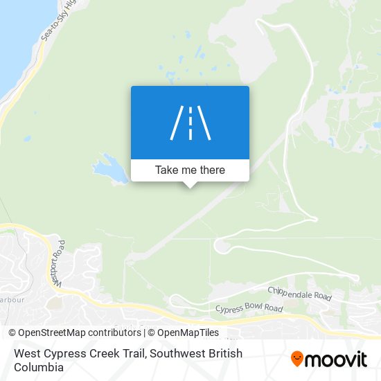 West Cypress Creek Trail map