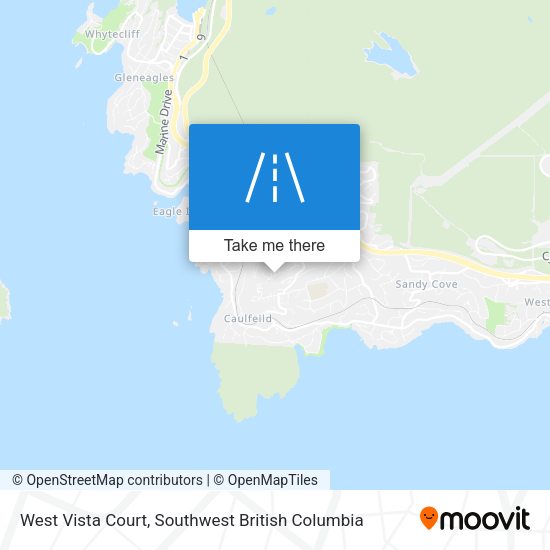 West Vista Court map