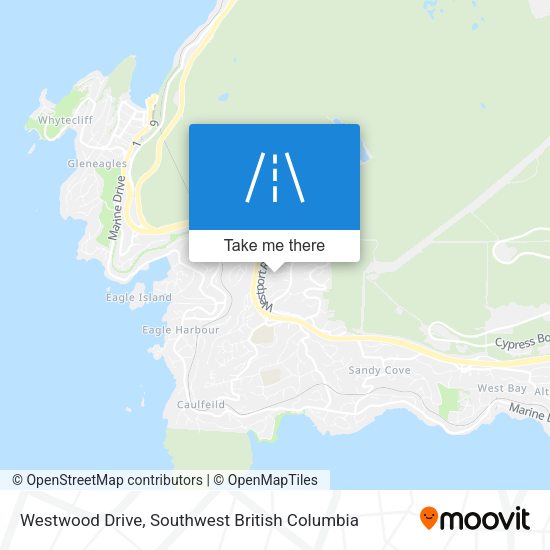 Westwood Drive map