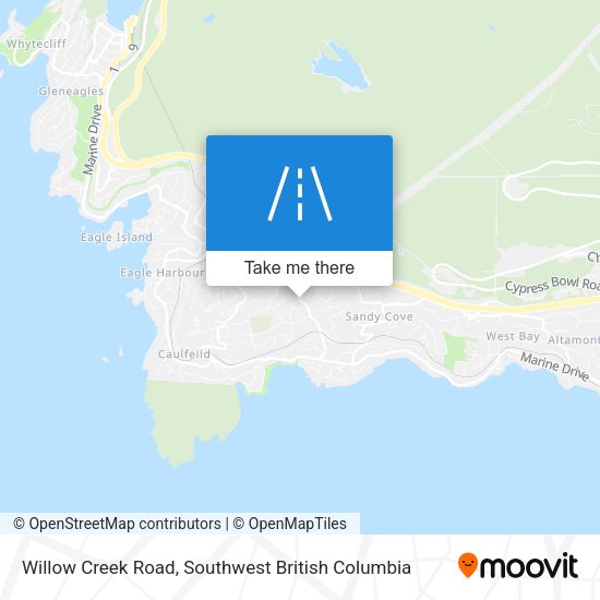 Willow Creek Road plan