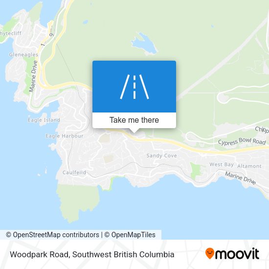 Woodpark Road map