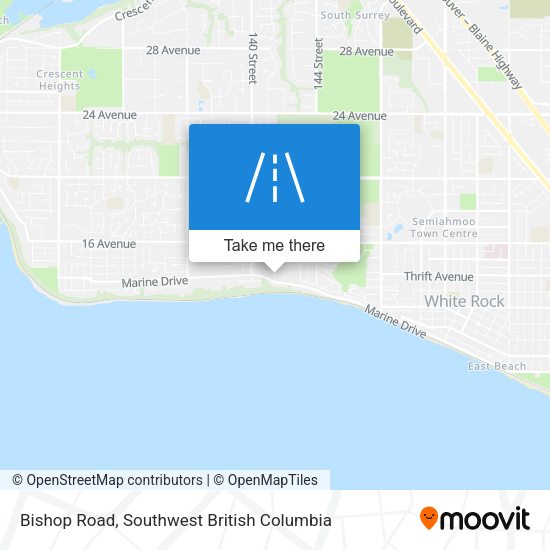 Bishop Road map