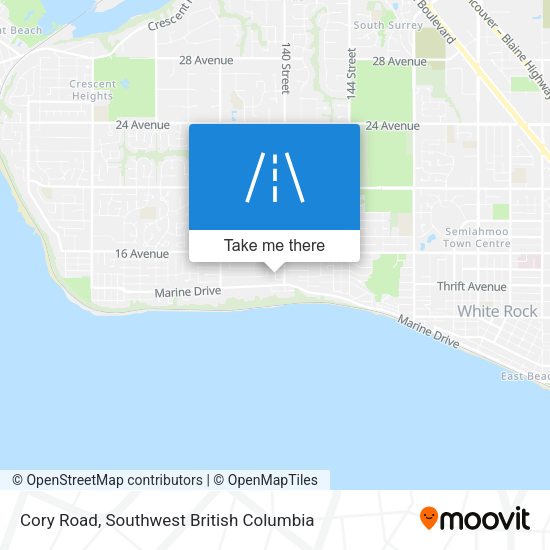 Cory Road map