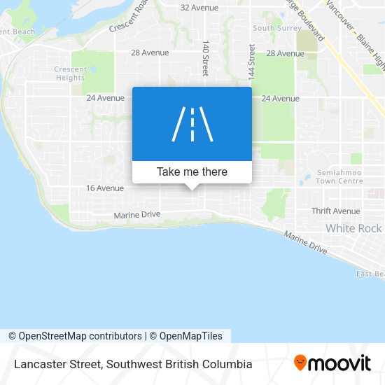 Lancaster Street map