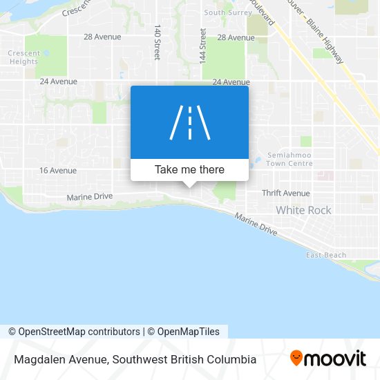 Magdalen Avenue map