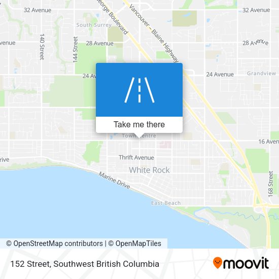 152 Street map