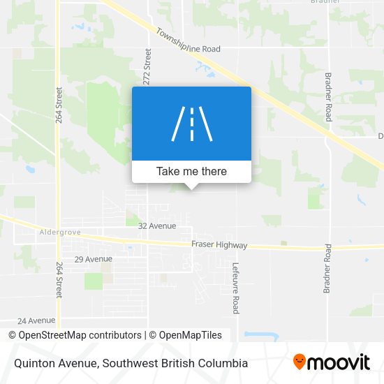 Quinton Avenue map
