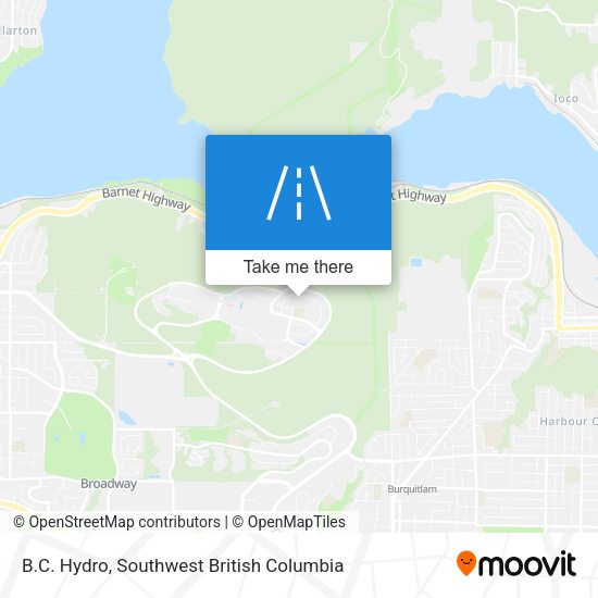 B.C. Hydro map