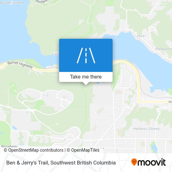 Ben & Jerry's Trail map