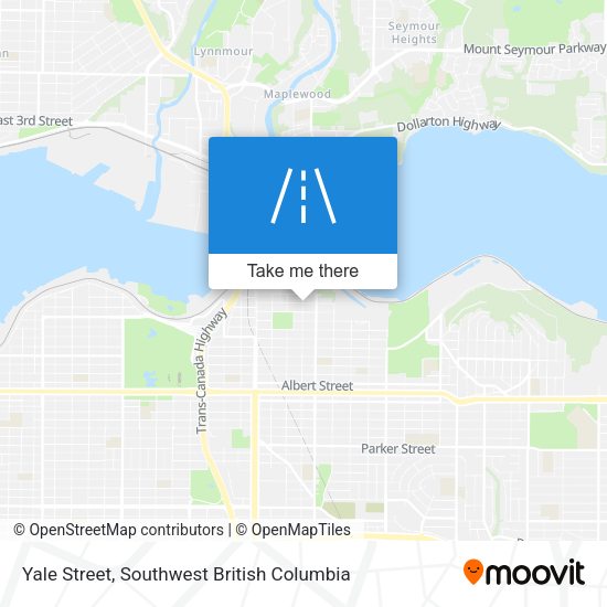 Yale Street map