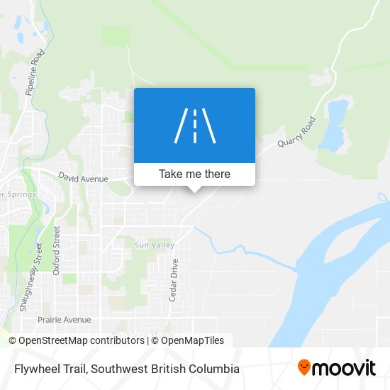Flywheel Trail map