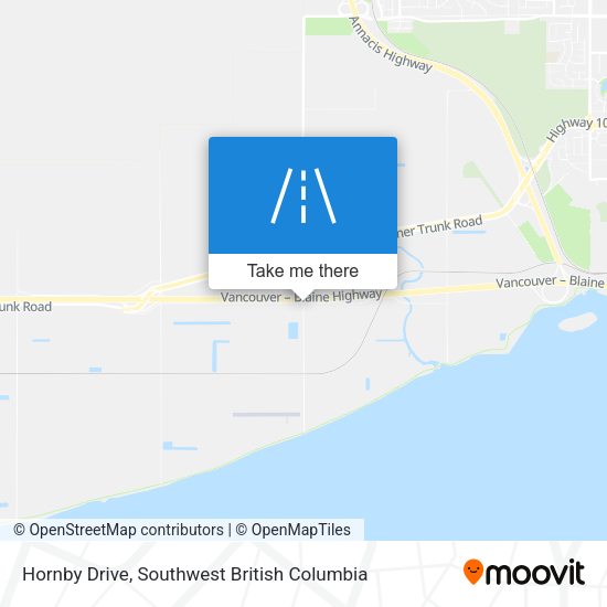 Hornby Drive map