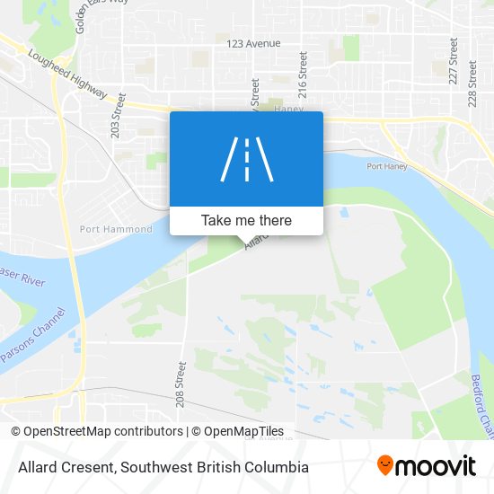 Allard Cresent map
