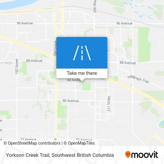 Yorkson Creek Trail map