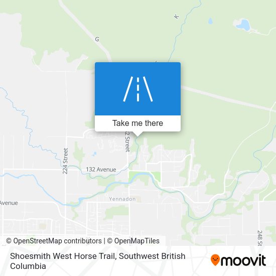 Shoesmith West Horse Trail map