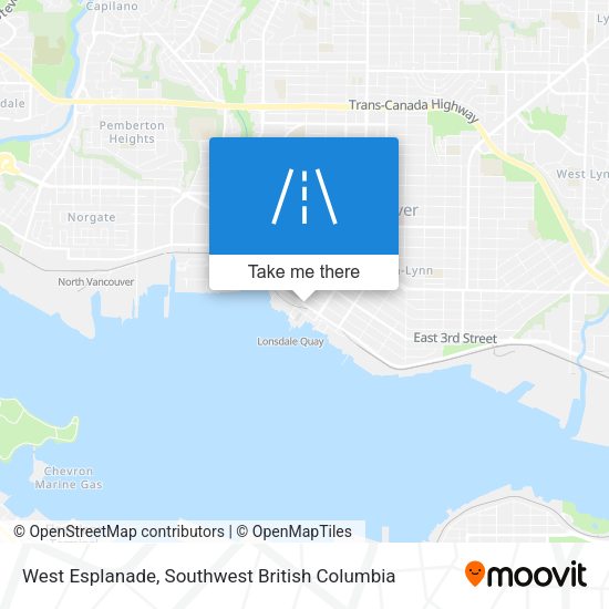 West Esplanade map