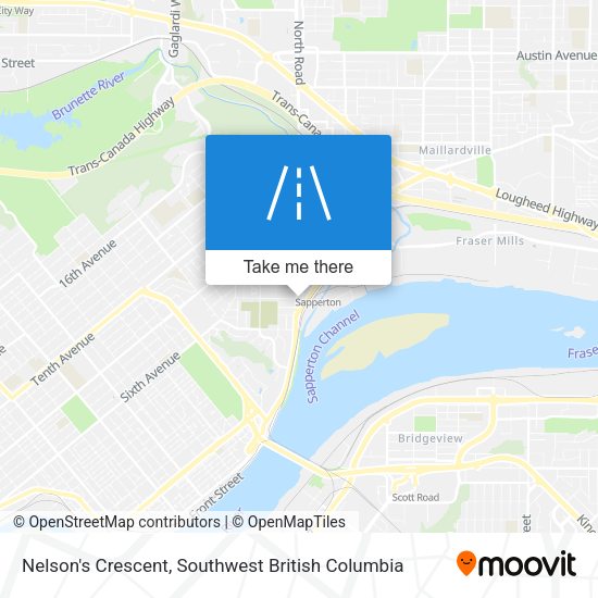 Nelson's Crescent map