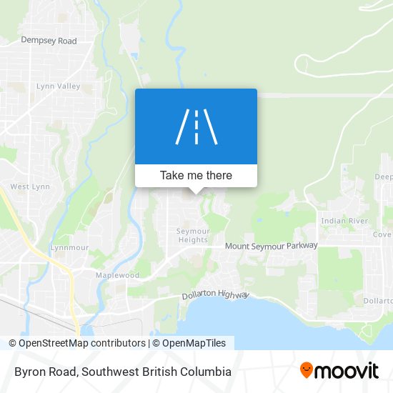 Byron Road map
