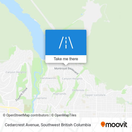 Cedarcrest Avenue plan